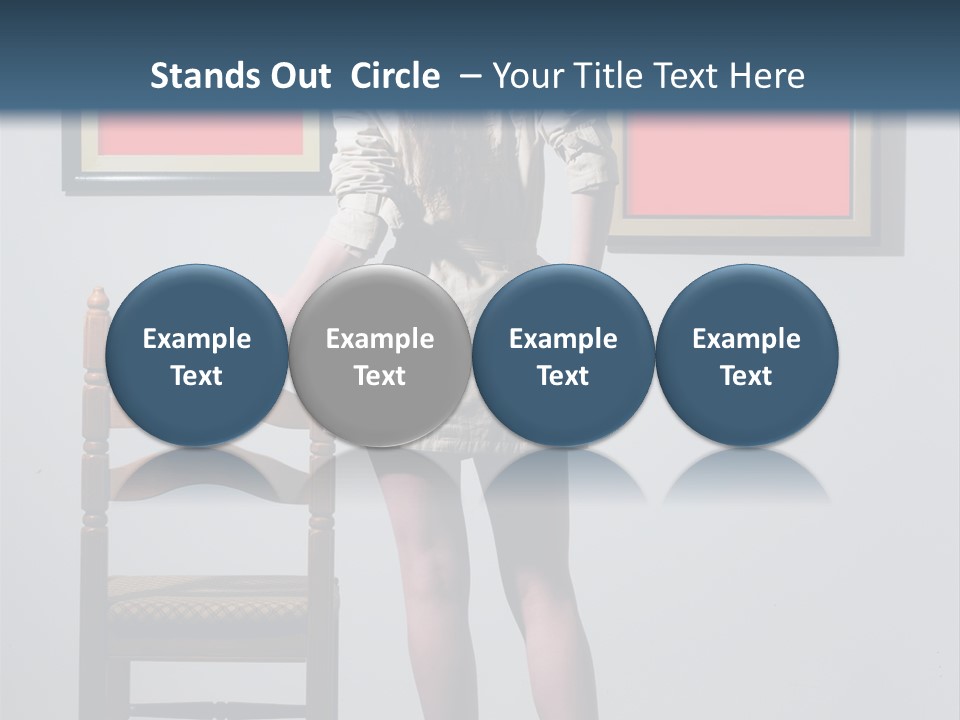 Watching Chair Gallery PowerPoint Template