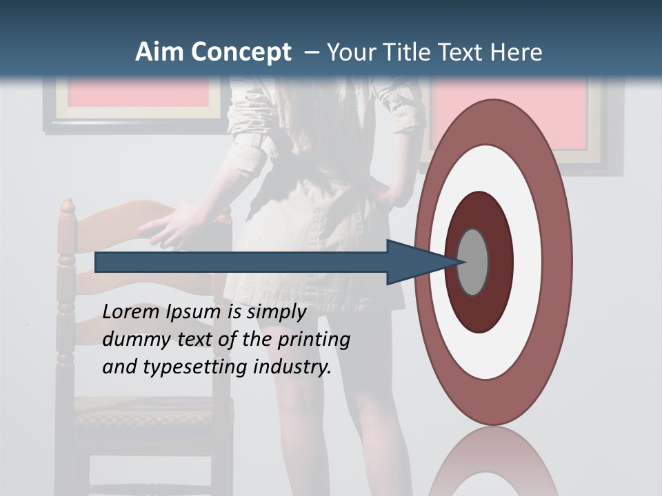 Watching Chair Gallery PowerPoint Template