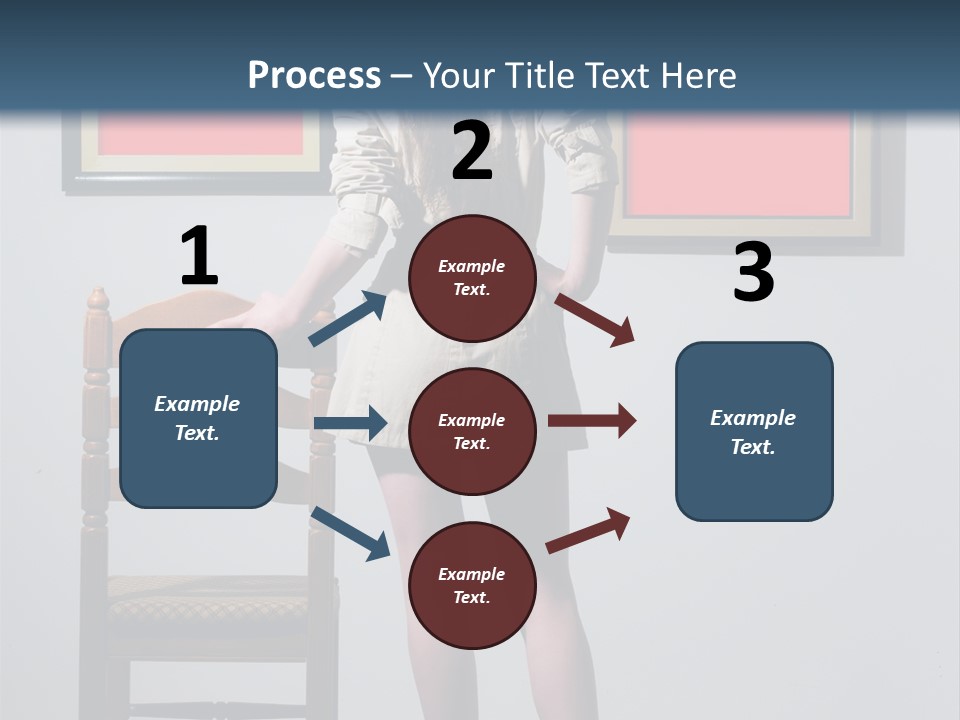 Watching Chair Gallery PowerPoint Template