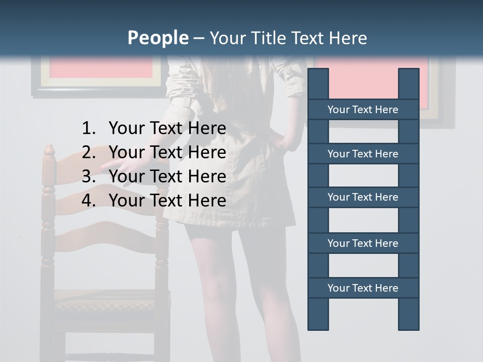 Watching Chair Gallery PowerPoint Template