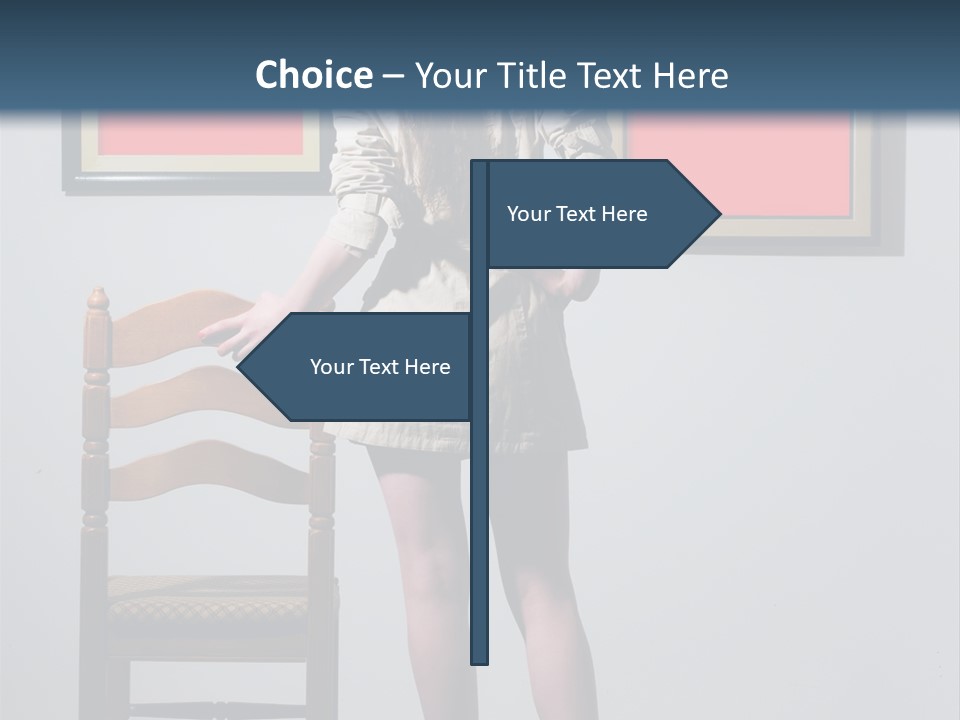 Watching Chair Gallery PowerPoint Template
