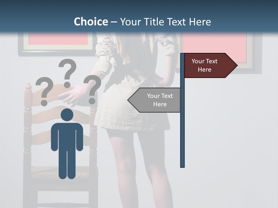 Watching Chair Gallery PowerPoint Template