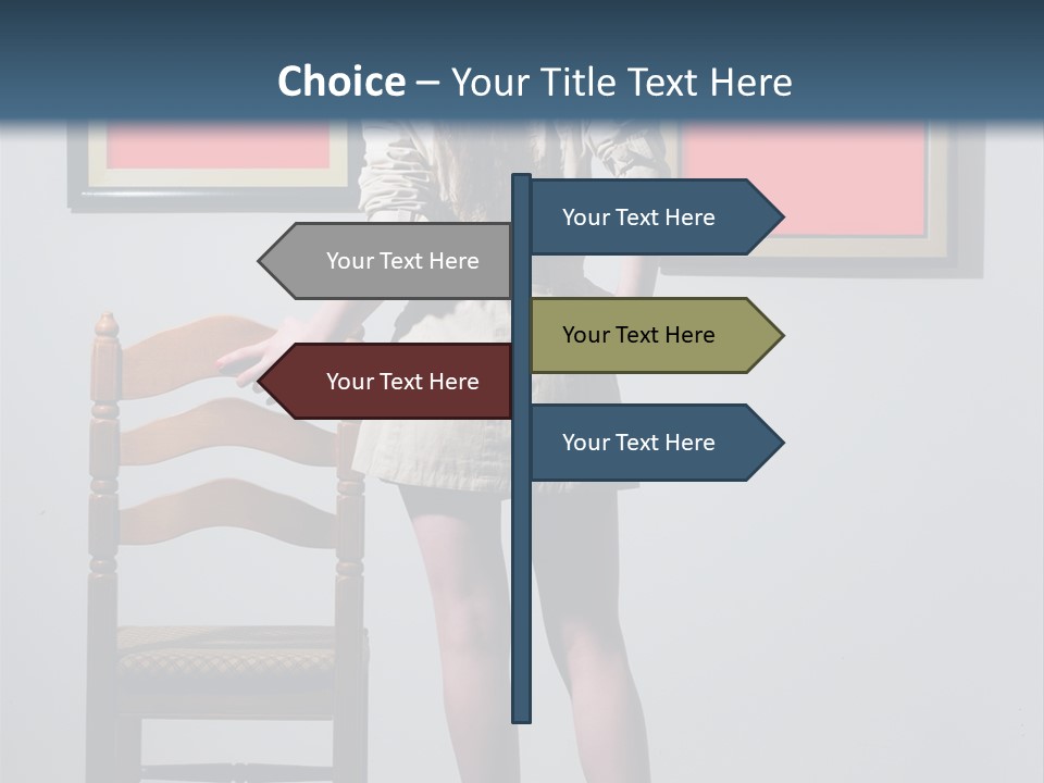Watching Chair Gallery PowerPoint Template