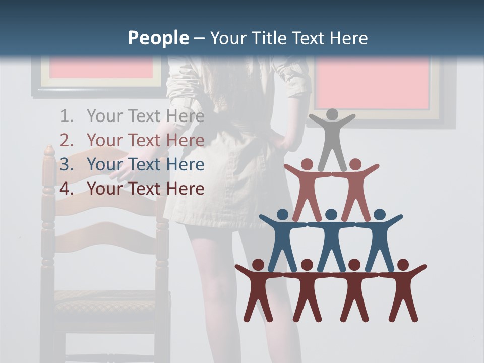 Watching Chair Gallery PowerPoint Template