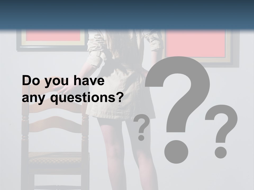 Watching Chair Gallery PowerPoint Template