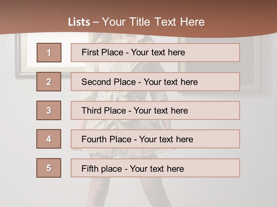 Picture Wall Posing PowerPoint Template