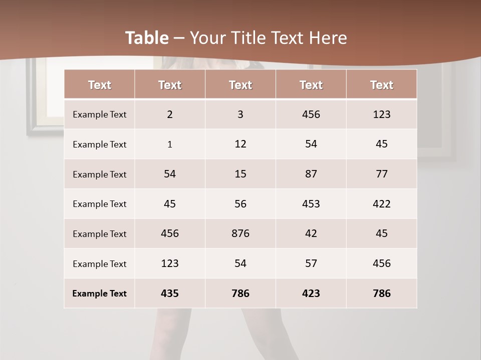 Picture Wall Posing PowerPoint Template