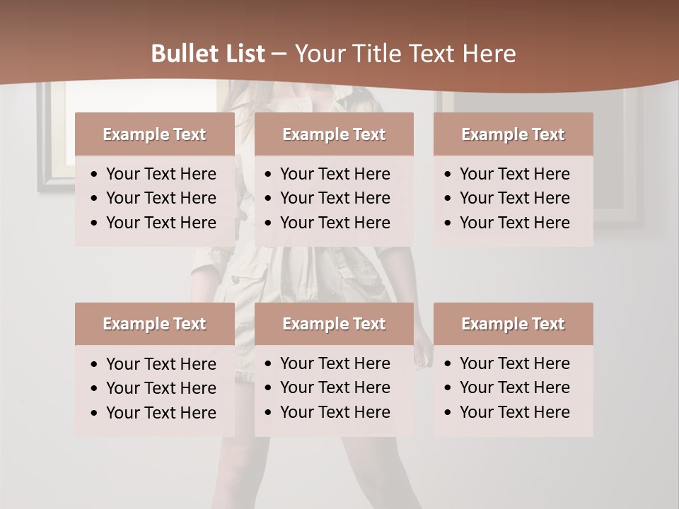 Picture Wall Posing PowerPoint Template