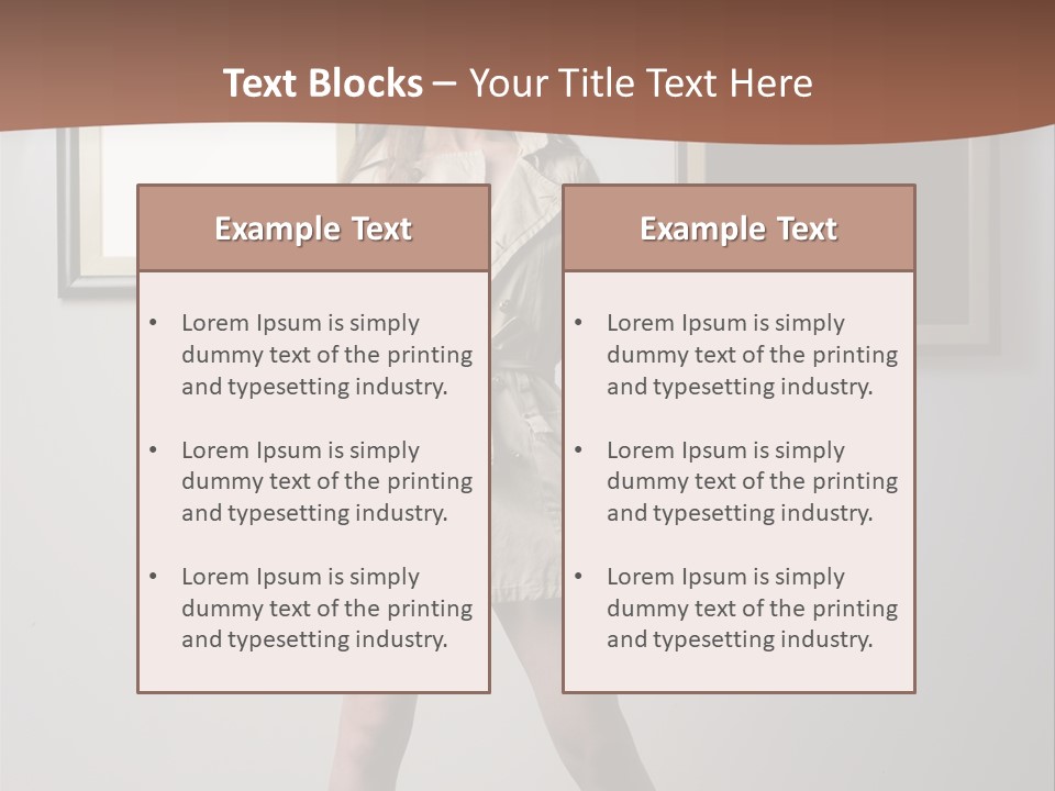 Picture Wall Posing PowerPoint Template