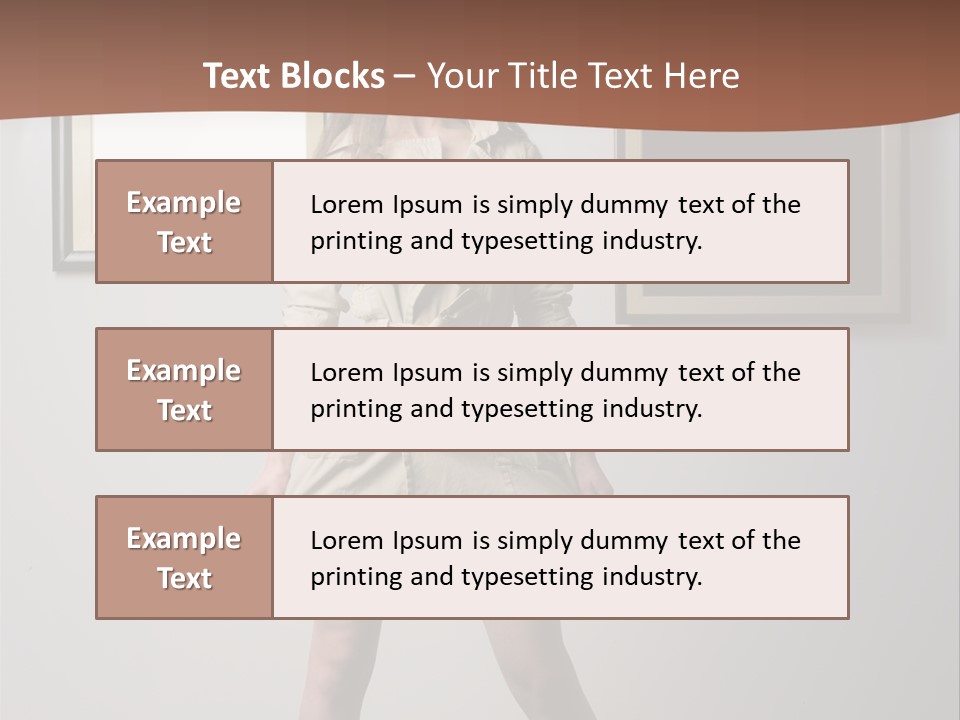 Picture Wall Posing PowerPoint Template