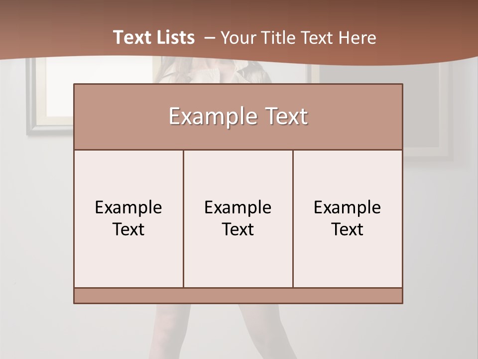 Picture Wall Posing PowerPoint Template