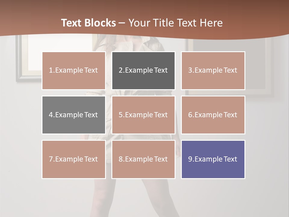 Picture Wall Posing PowerPoint Template