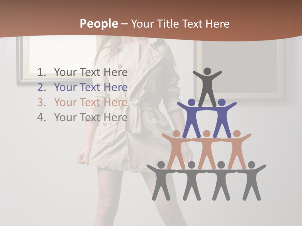 Picture Wall Posing PowerPoint Template