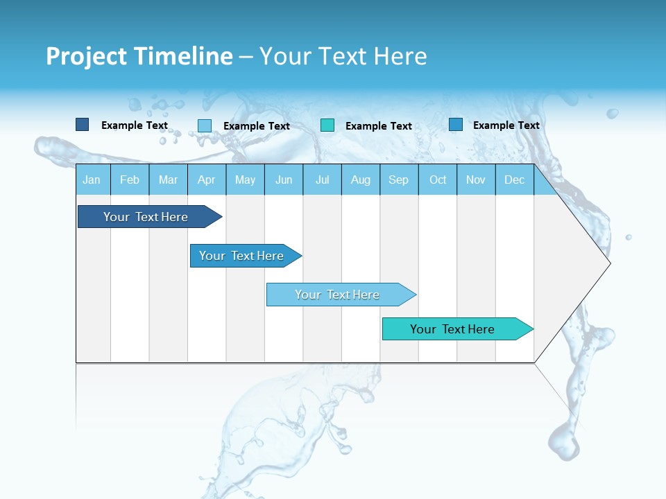 Water Wave White PowerPoint Template