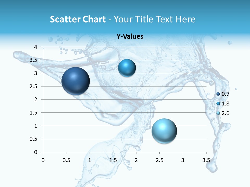 Water Wave White PowerPoint Template