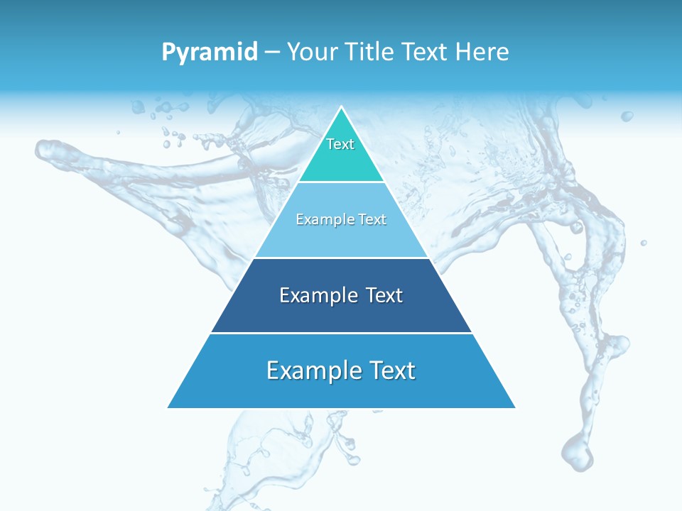 Water Wave White PowerPoint Template