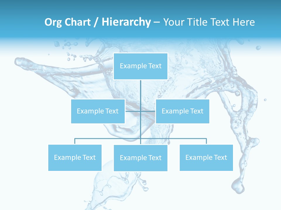 Water Wave White PowerPoint Template