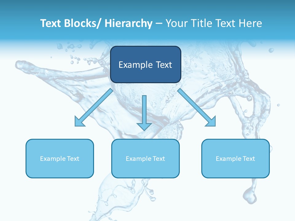 Water Wave White PowerPoint Template