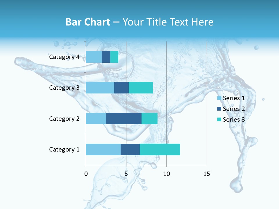 Water Wave White PowerPoint Template