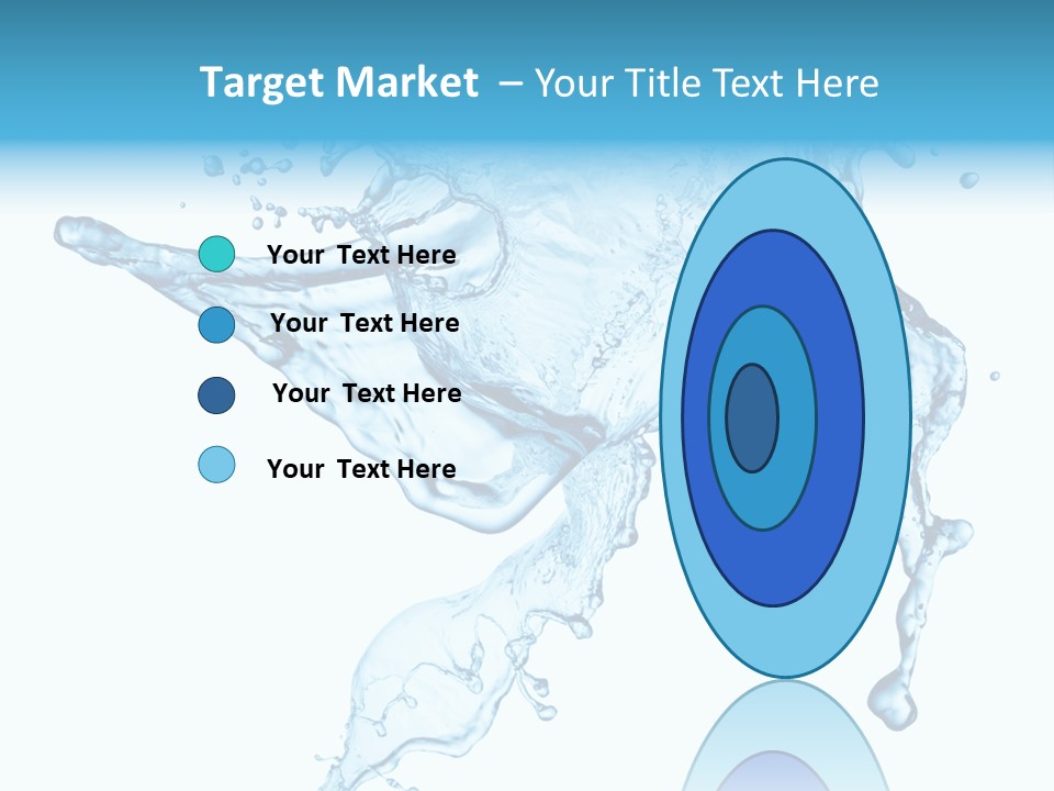 Water Wave White PowerPoint Template