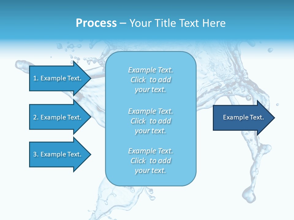 Water Wave White PowerPoint Template