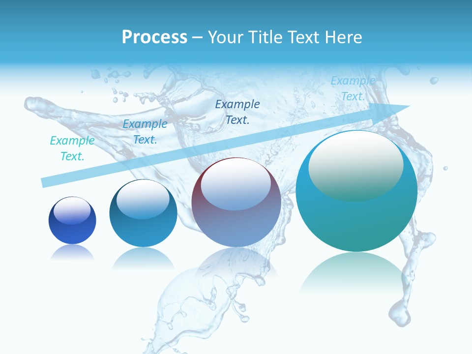 Water Wave White PowerPoint Template