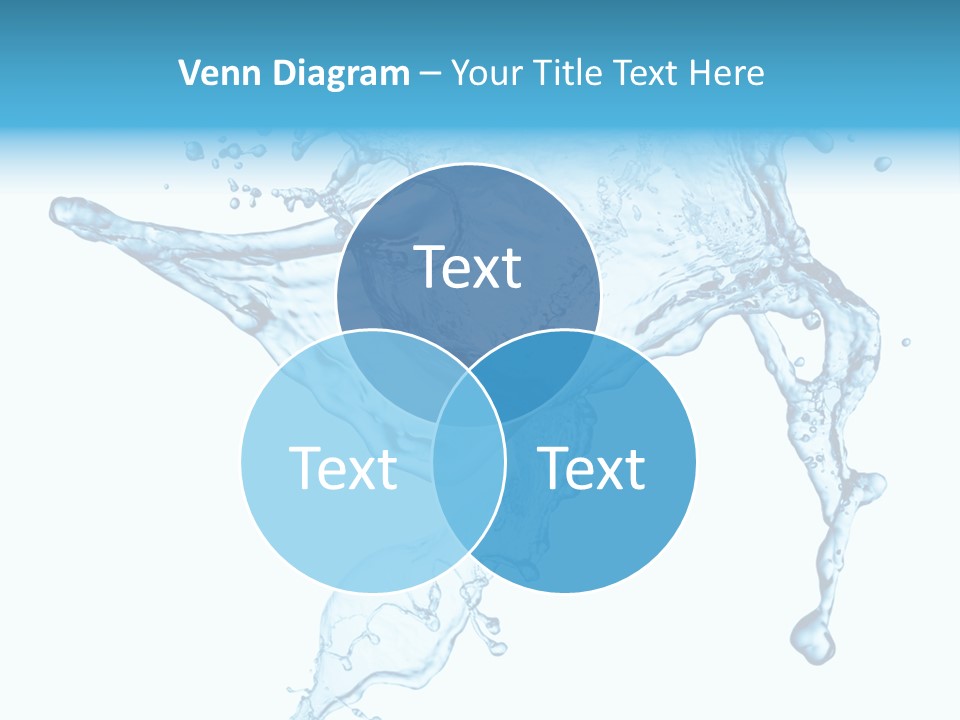 Water Wave White PowerPoint Template