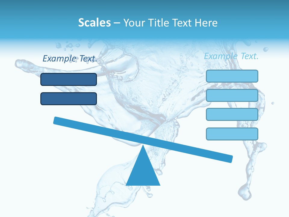 Water Wave White PowerPoint Template