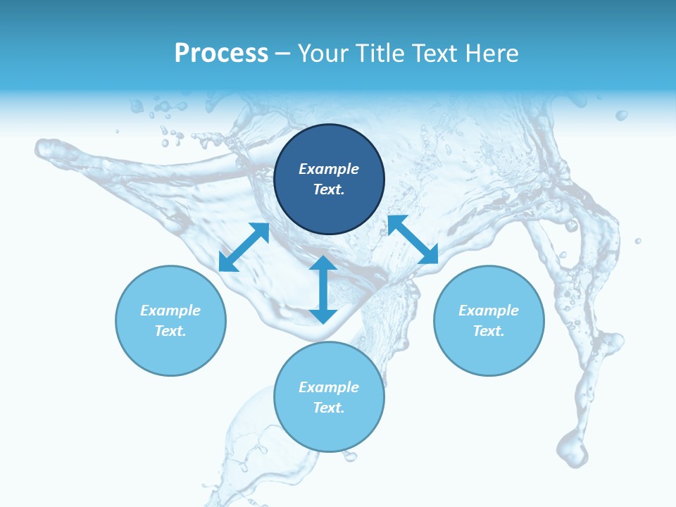 Water Wave White PowerPoint Template