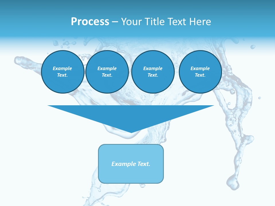 Water Wave White PowerPoint Template