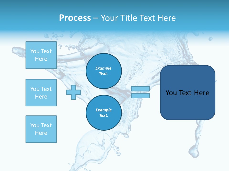 Water Wave White PowerPoint Template