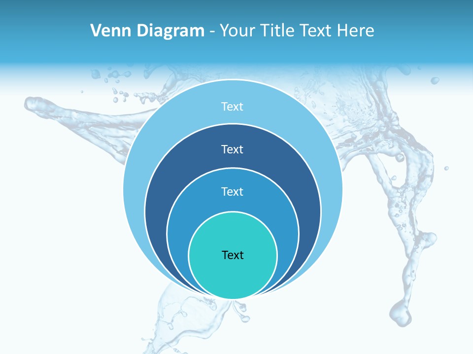 Water Wave White PowerPoint Template