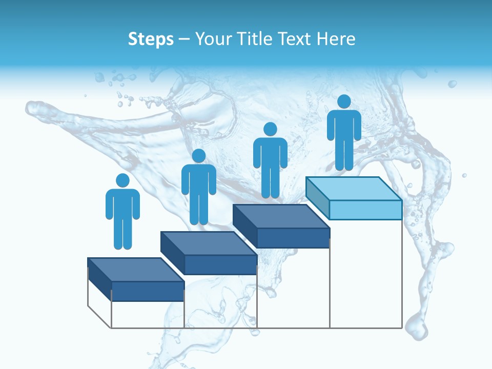 Water Wave White PowerPoint Template