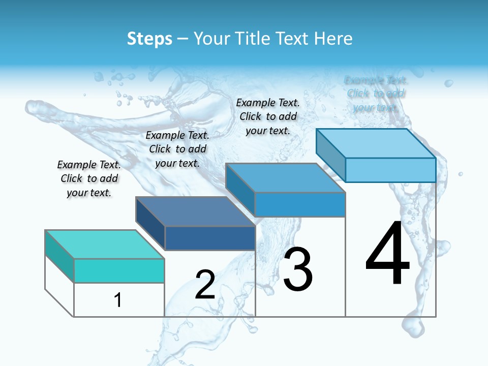 Water Wave White PowerPoint Template