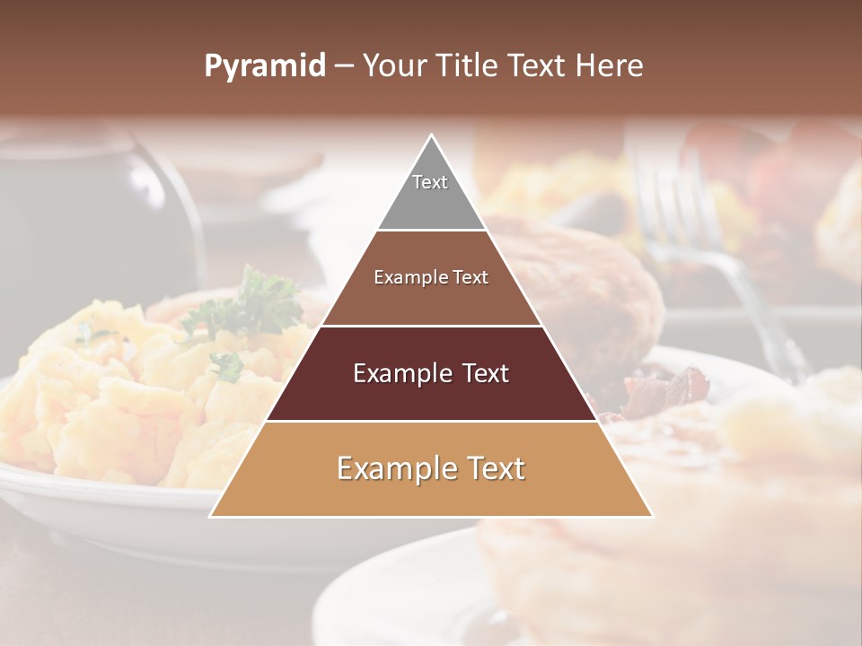 Dish Closeup Links PowerPoint Template