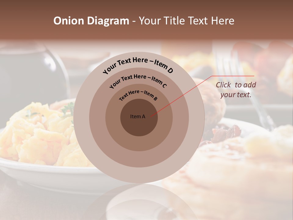 Dish Closeup Links PowerPoint Template
