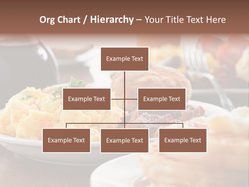 Dish Closeup Links PowerPoint Template