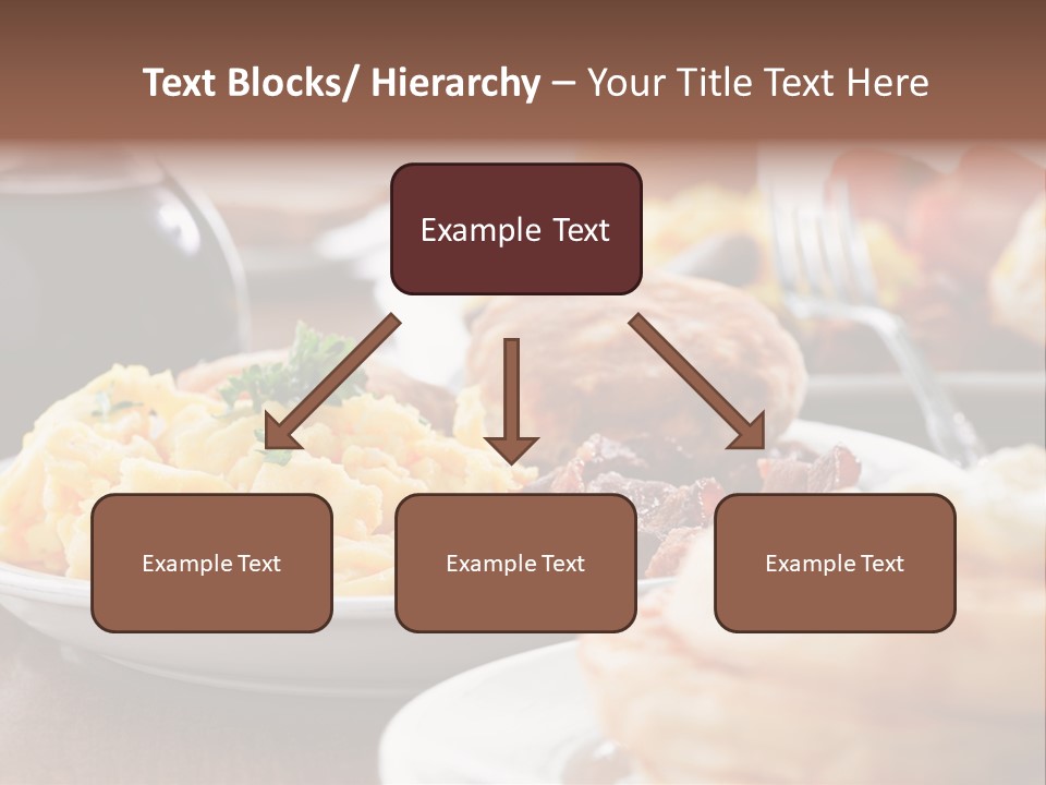Dish Closeup Links PowerPoint Template