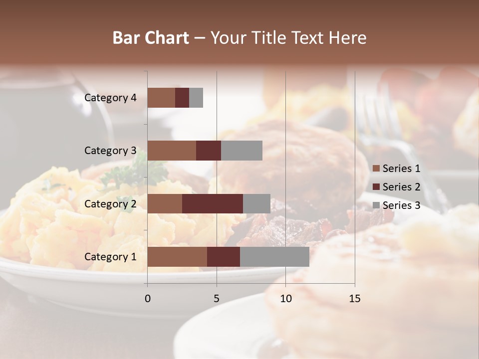 Dish Closeup Links PowerPoint Template