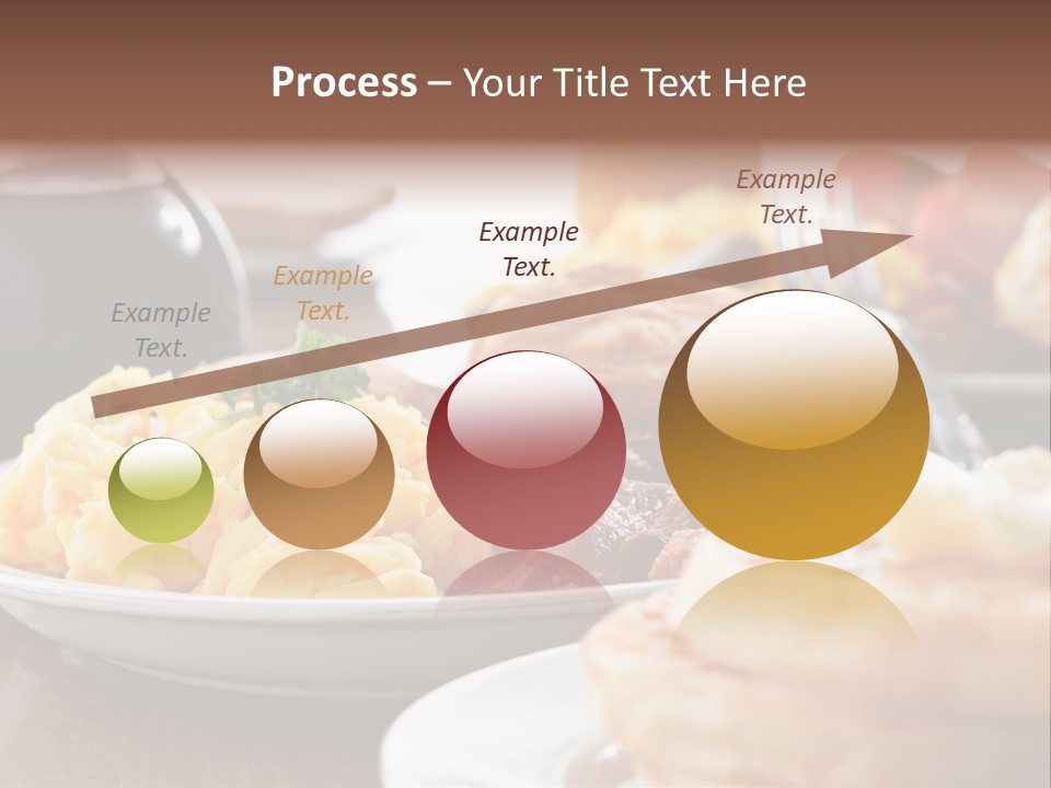 Dish Closeup Links PowerPoint Template