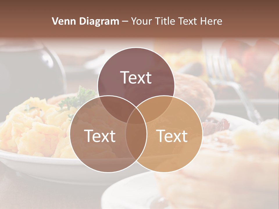 Dish Closeup Links PowerPoint Template