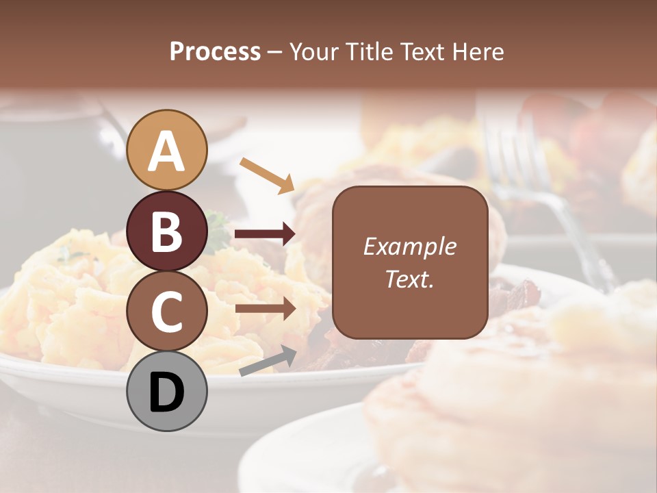 Dish Closeup Links PowerPoint Template