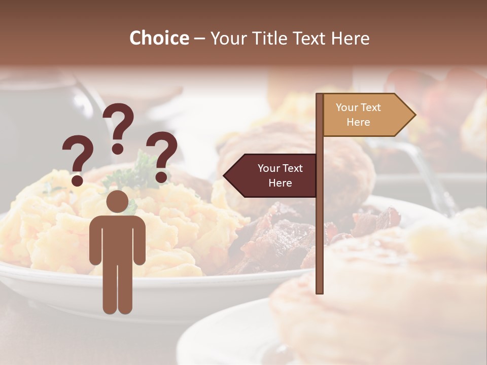 Dish Closeup Links PowerPoint Template