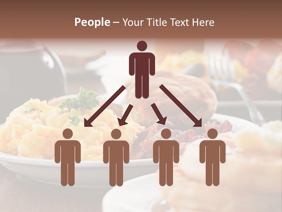 Dish Closeup Links PowerPoint Template