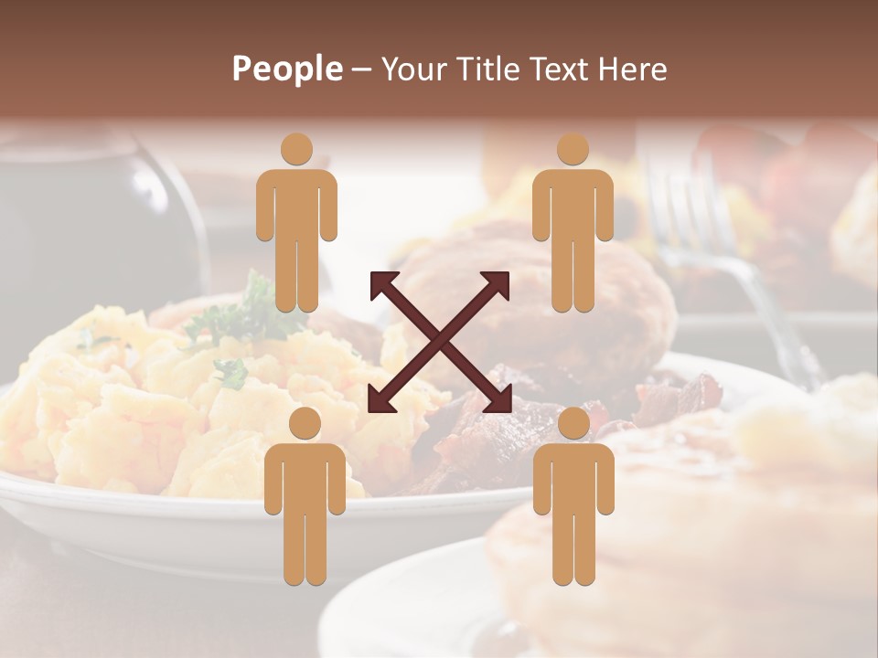 Dish Closeup Links PowerPoint Template