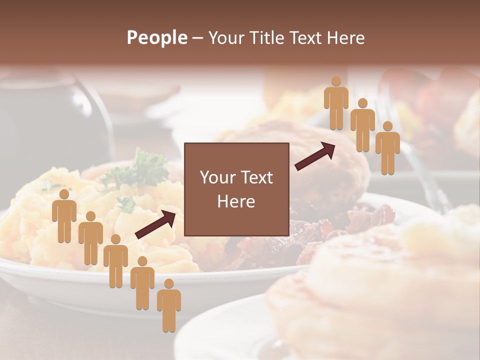 Dish Closeup Links PowerPoint Template