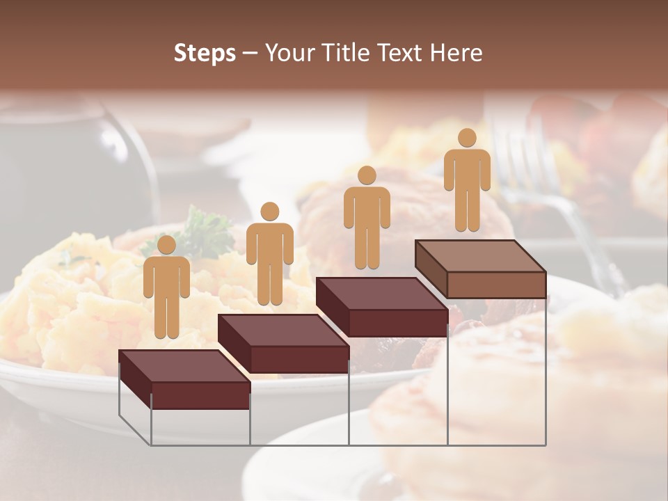 Dish Closeup Links PowerPoint Template