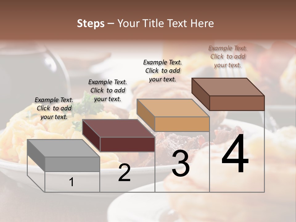 Dish Closeup Links PowerPoint Template