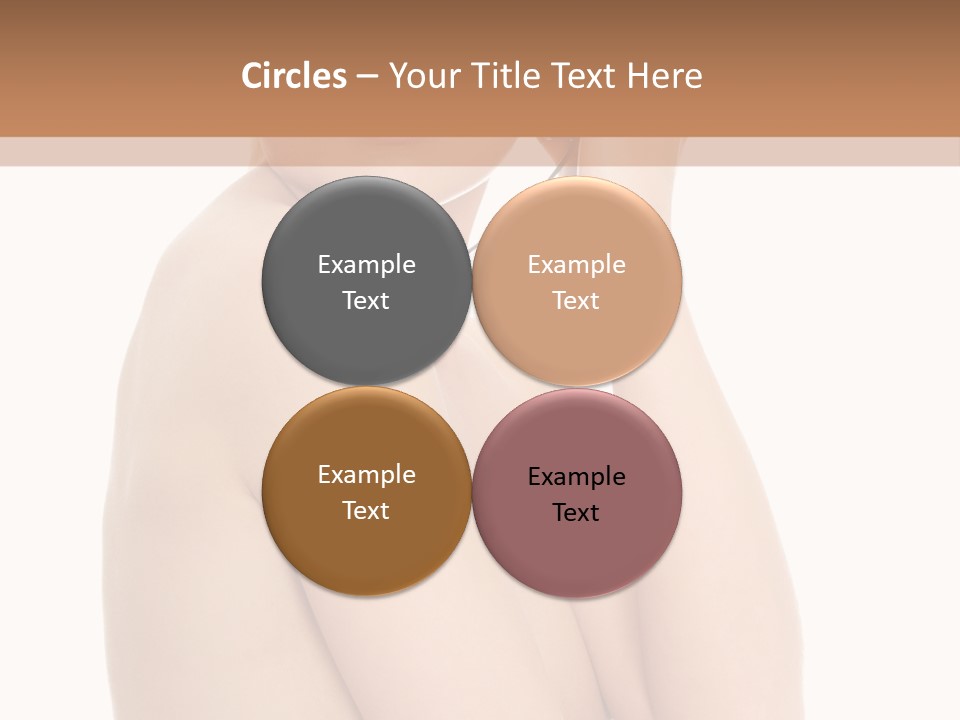 Adult Topless Blond PowerPoint Template