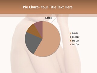 Adult Topless Blond PowerPoint Template